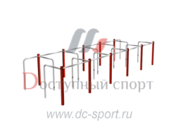 Лабиринт полосы препятствий Змейка Доступный спорт