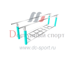Уличный тренажер для инвалидов Брусья для ходьбы