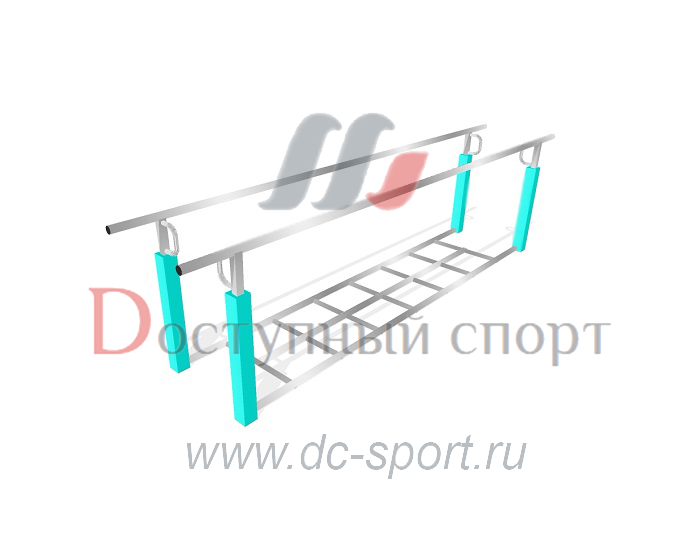 Уличный тренажер для инвалидов Брусья для ходьбы