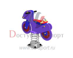 Качалка на пружине Мотоцикл