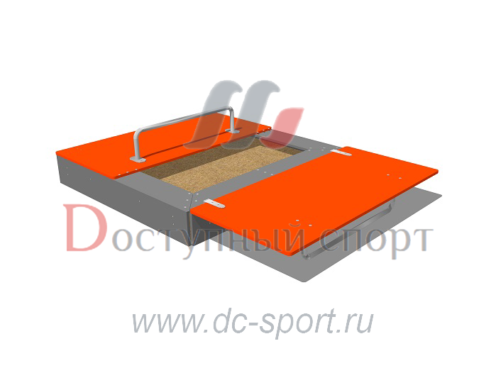 Песочница с откидной крышкой