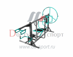 Комплекс уличных тренажеров для пожилых
