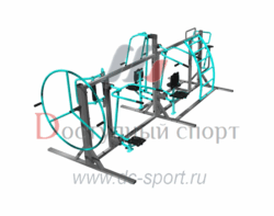 Комплекс уличных тренажеров для укрепления спины