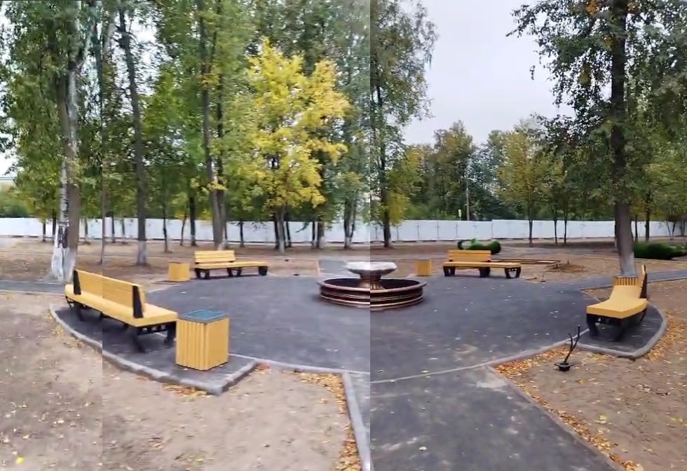 Скамья с изгибом фото
