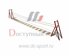 Качающиеся трапы через ров