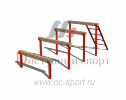 Разрушенная лестница армейская