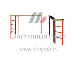 Разрушенный мост без бревна