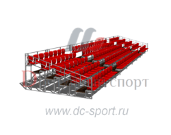 Спортивная трибуна 160 мест 5 рядов